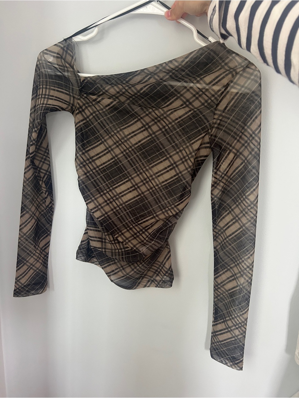 Bershka Mesh Top